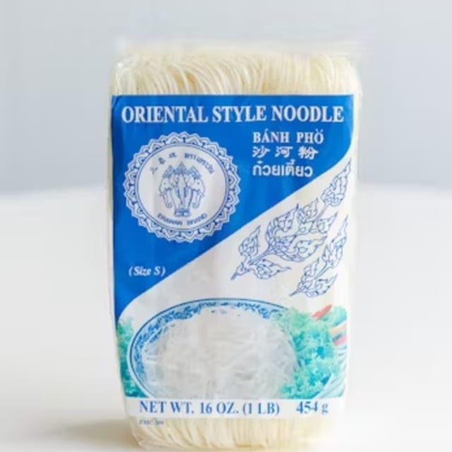 Rice Noodles 16oz Bag.