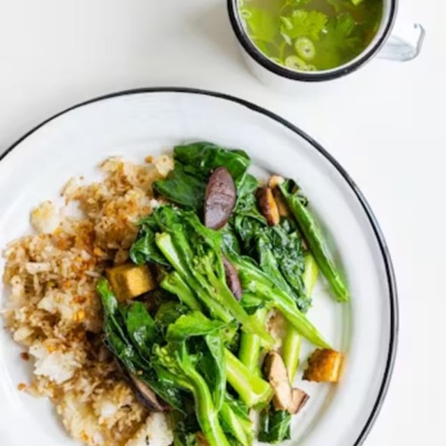 Sautéed Greens with Rice (KPP).