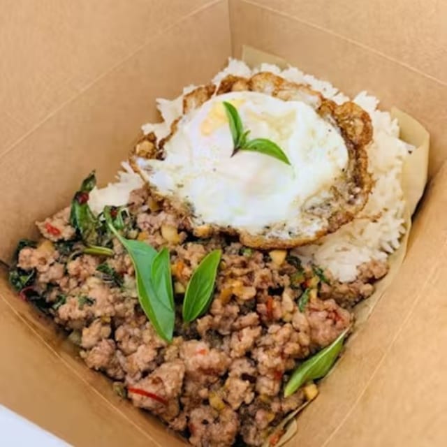 Spicy Thai Basil Pork (Kaprow Moo).