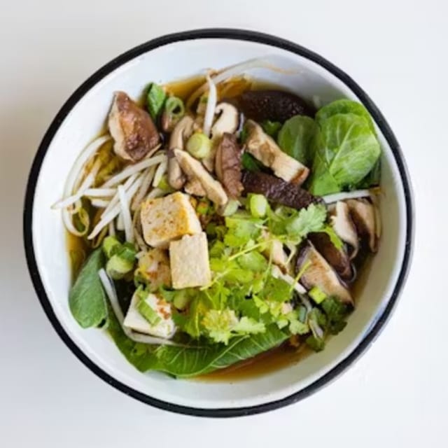 Vegan Thai Noodle Soup.